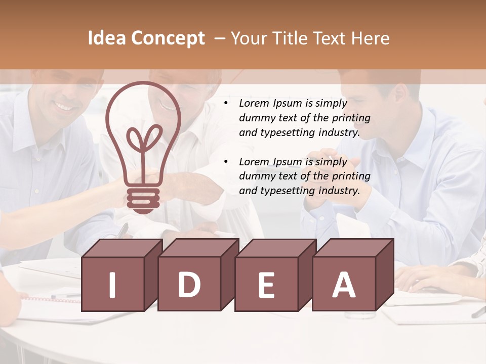 Business Businessmen Hands PowerPoint Template