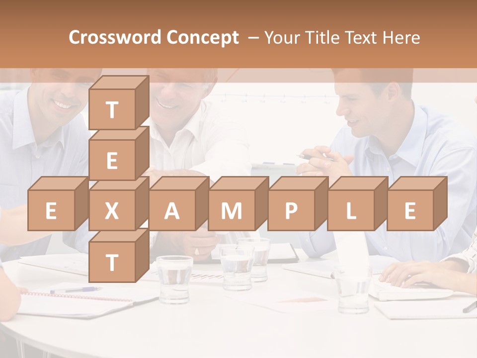 Business Businessmen Hands PowerPoint Template