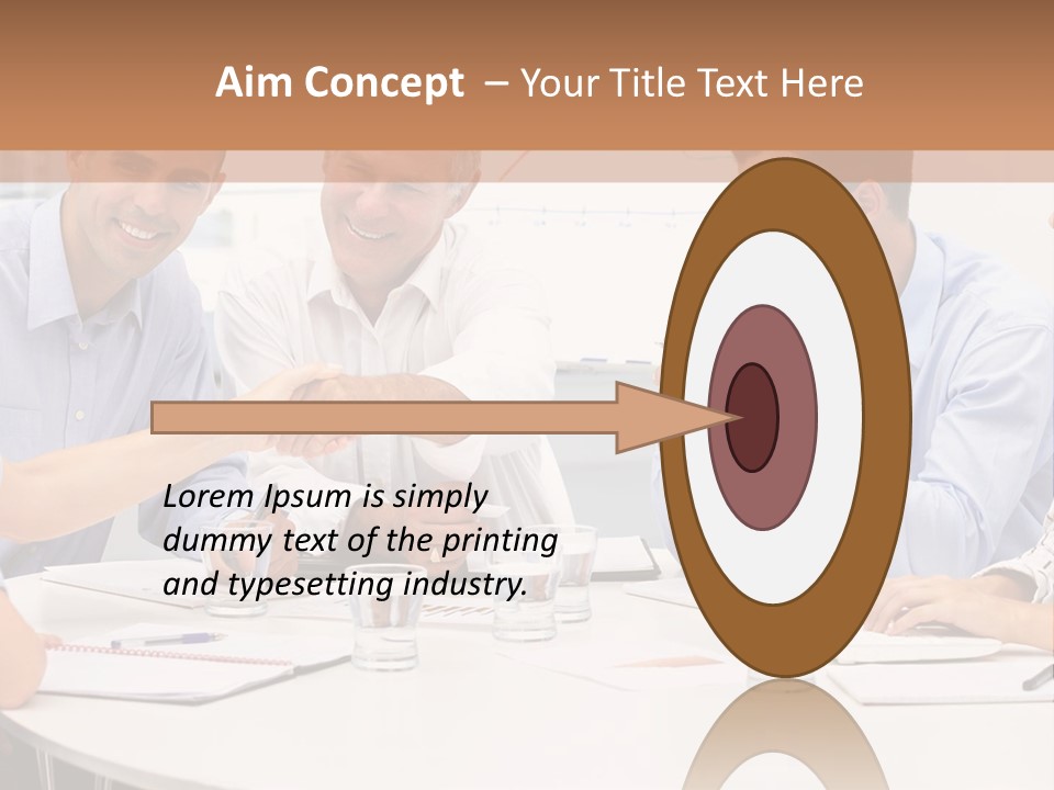 Business Businessmen Hands PowerPoint Template