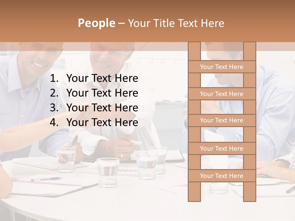 Business Businessmen Hands PowerPoint Template