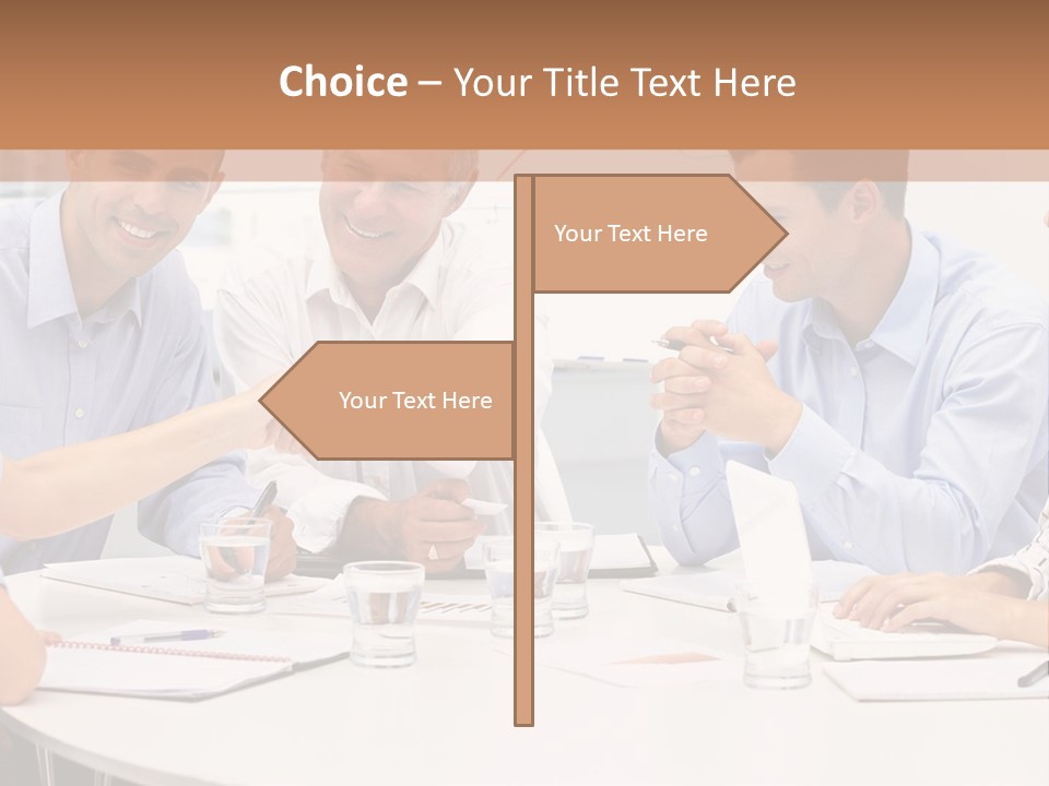 Business Businessmen Hands PowerPoint Template