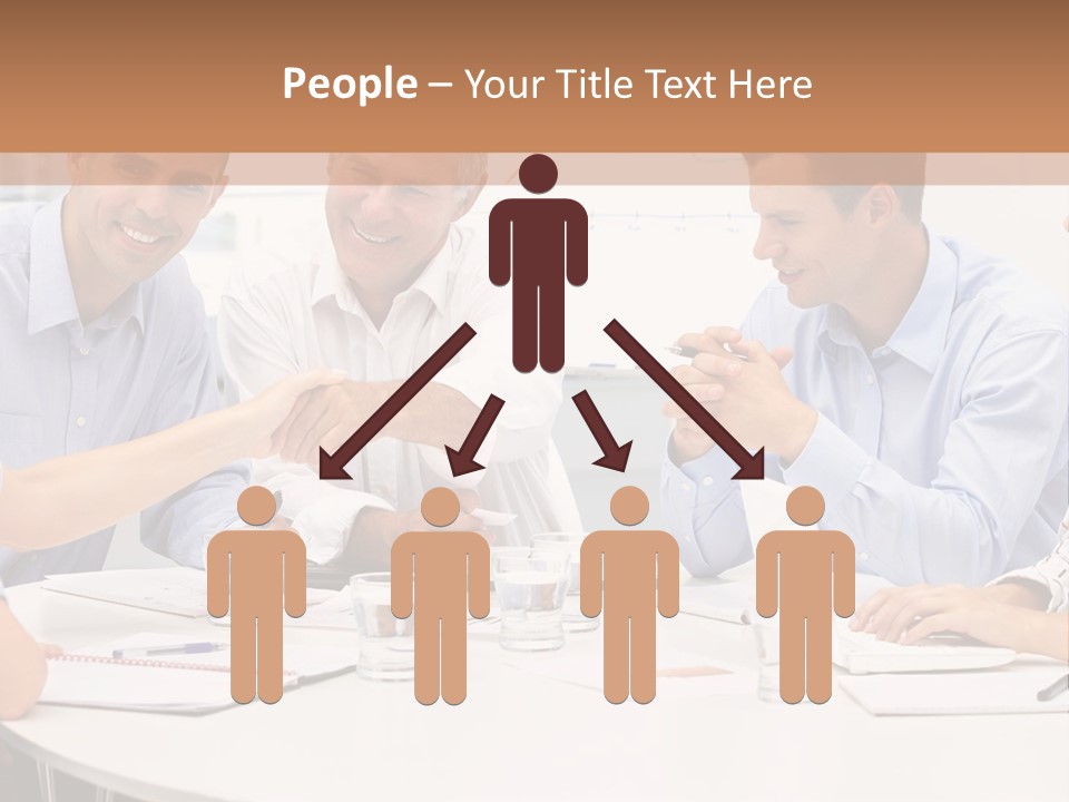 Business Businessmen Hands PowerPoint Template