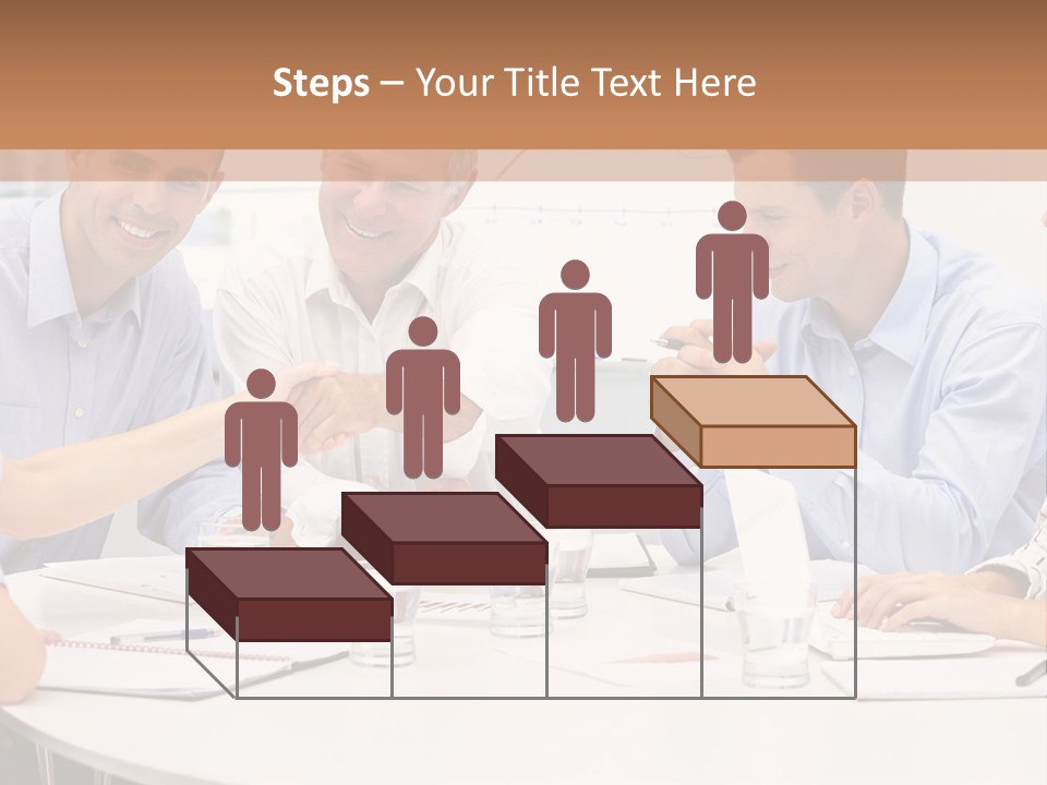 Business Businessmen Hands PowerPoint Template