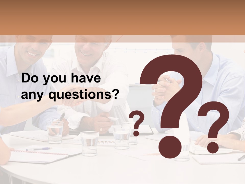 Business Businessmen Hands PowerPoint Template