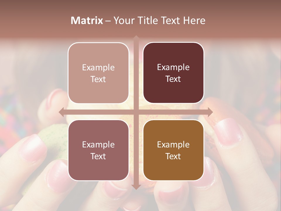 Many Cookies In The Hands Of A Girl PowerPoint Template