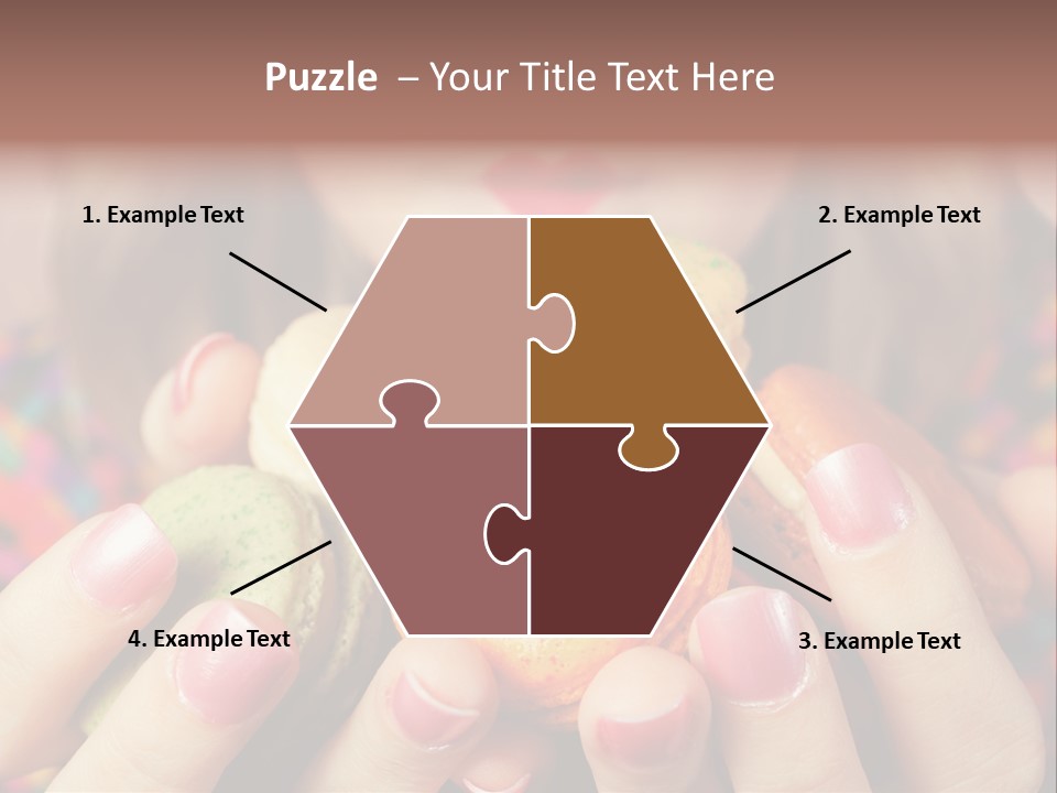 Many Cookies In The Hands Of A Girl PowerPoint Template