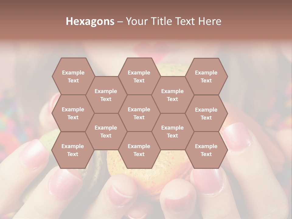 Many Cookies In The Hands Of A Girl PowerPoint Template