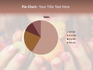 Many Cookies In The Hands Of A Girl PowerPoint Template