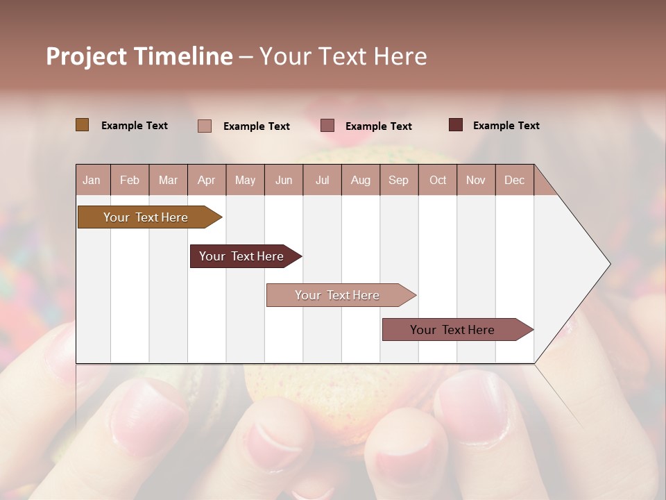 Many Cookies In The Hands Of A Girl PowerPoint Template