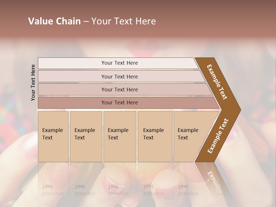 Many Cookies In The Hands Of A Girl PowerPoint Template