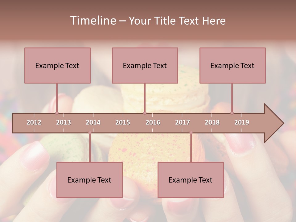 Many Cookies In The Hands Of A Girl PowerPoint Template