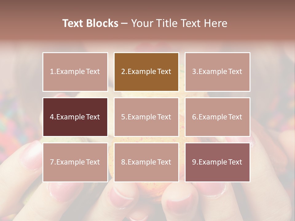 Many Cookies In The Hands Of A Girl PowerPoint Template