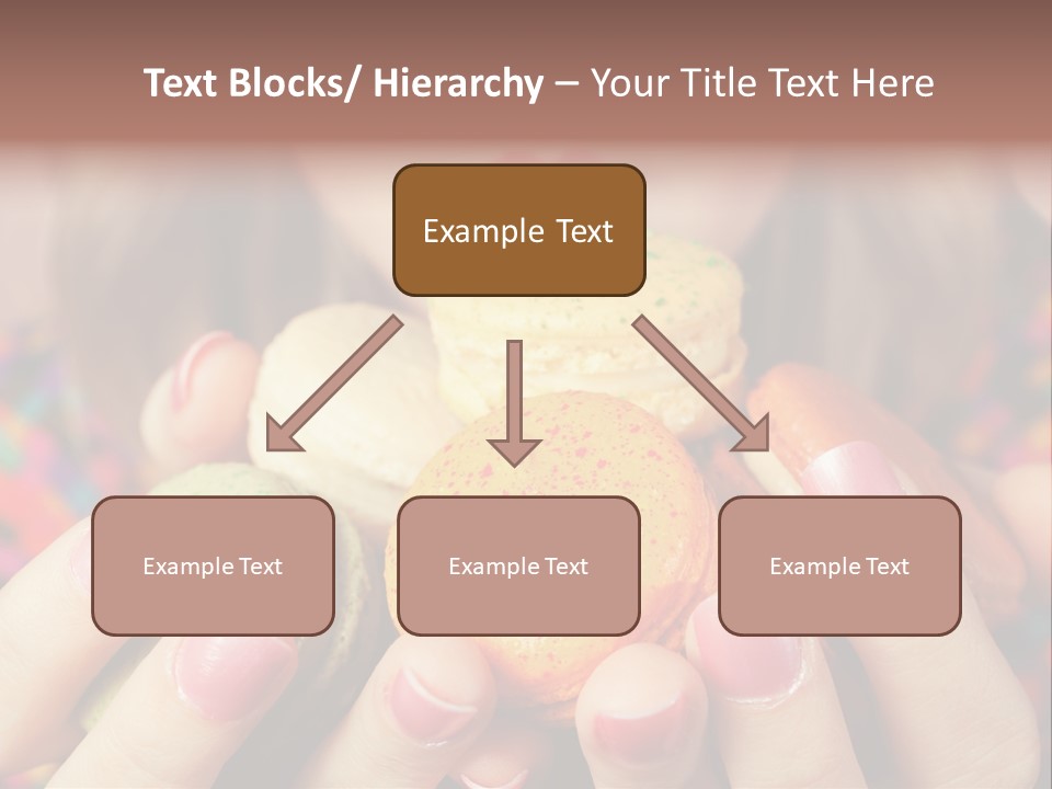 Many Cookies In The Hands Of A Girl PowerPoint Template