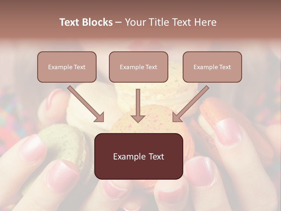 Many Cookies In The Hands Of A Girl PowerPoint Template