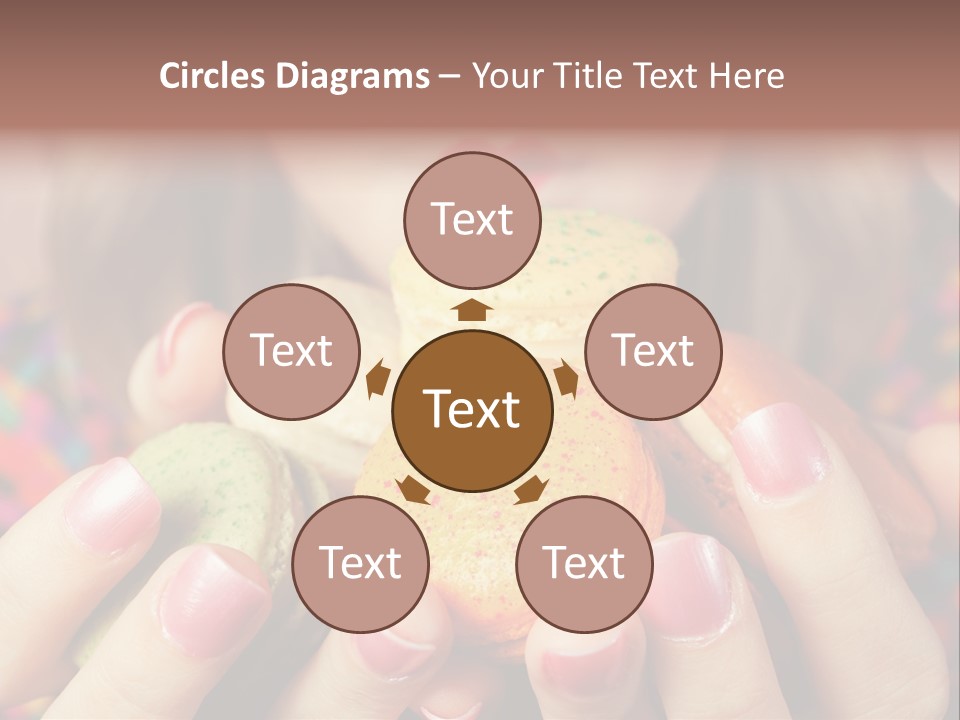 Many Cookies In The Hands Of A Girl PowerPoint Template