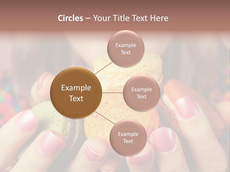 Many Cookies In The Hands Of A Girl PowerPoint Template