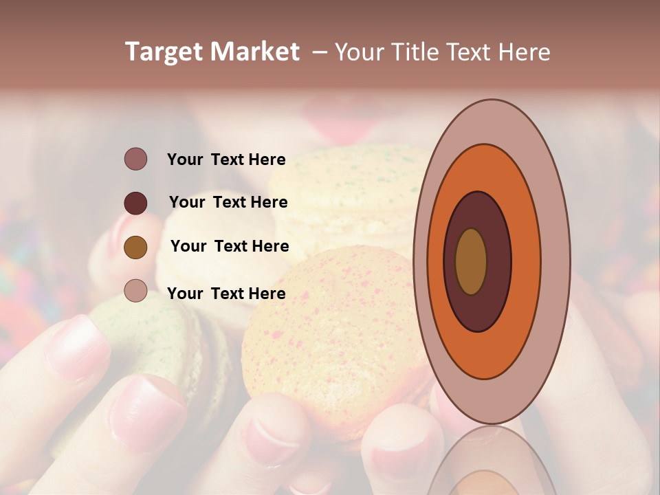 Many Cookies In The Hands Of A Girl PowerPoint Template