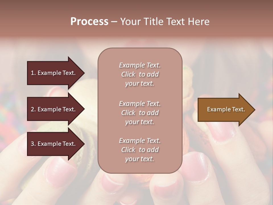 Many Cookies In The Hands Of A Girl PowerPoint Template