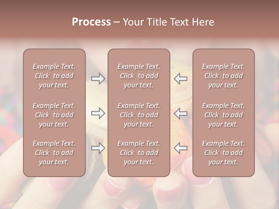 Many Cookies In The Hands Of A Girl PowerPoint Template