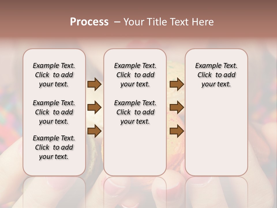 Many Cookies In The Hands Of A Girl PowerPoint Template