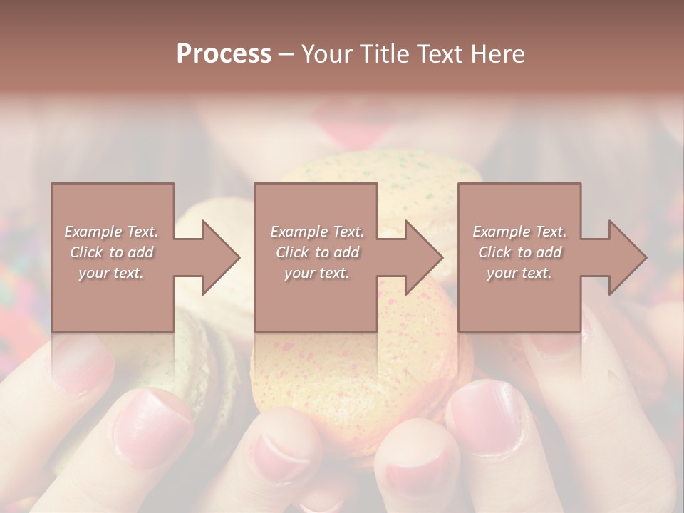 Many Cookies In The Hands Of A Girl PowerPoint Template
