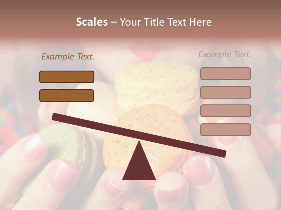 Many Cookies In The Hands Of A Girl PowerPoint Template