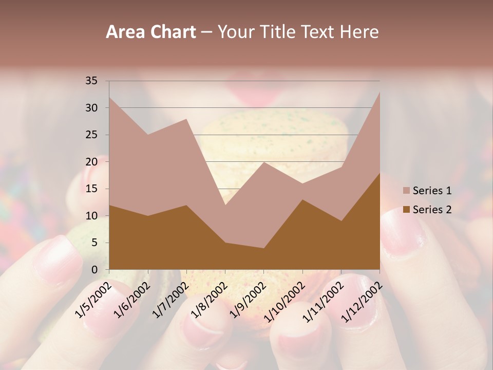 Many Cookies In The Hands Of A Girl PowerPoint Template