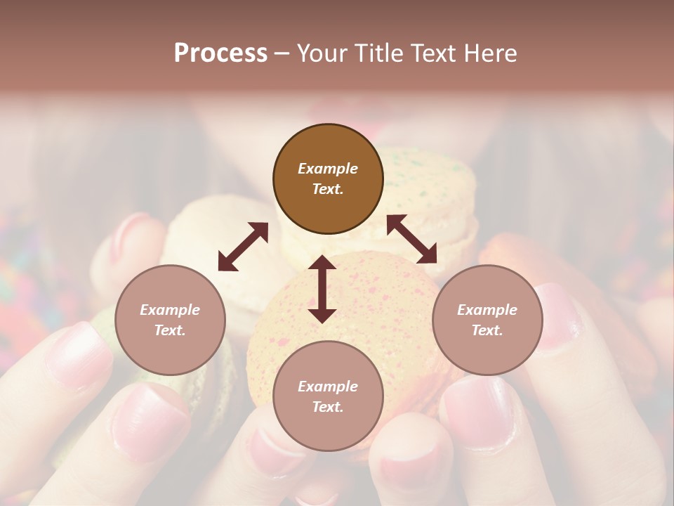 Many Cookies In The Hands Of A Girl PowerPoint Template