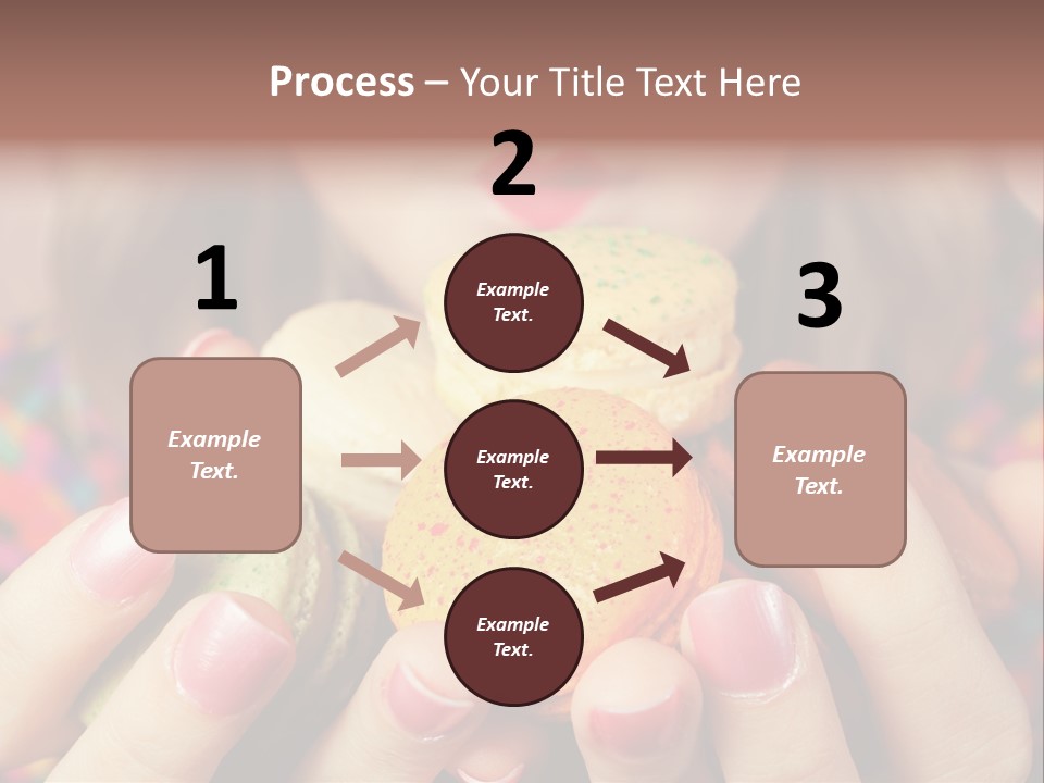 Many Cookies In The Hands Of A Girl PowerPoint Template