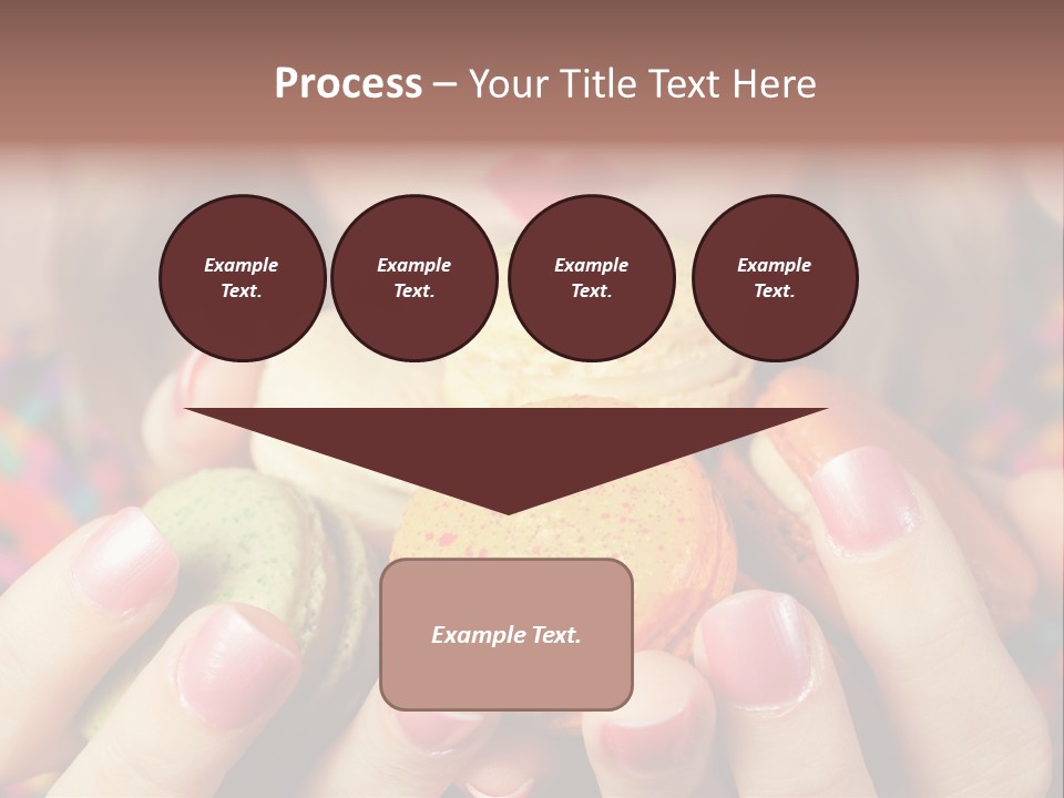 Many Cookies In The Hands Of A Girl PowerPoint Template