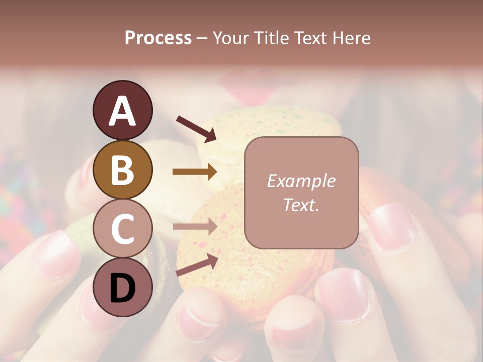 Many Cookies In The Hands Of A Girl PowerPoint Template