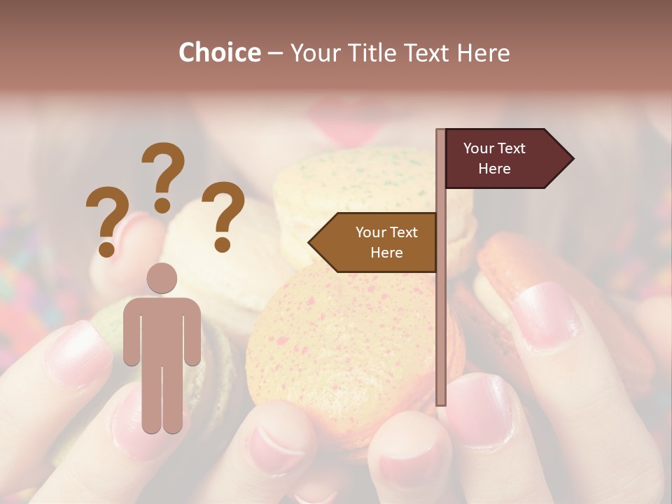 Many Cookies In The Hands Of A Girl PowerPoint Template