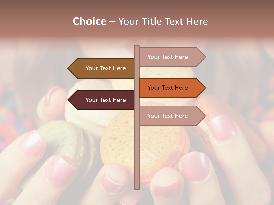 Many Cookies In The Hands Of A Girl PowerPoint Template