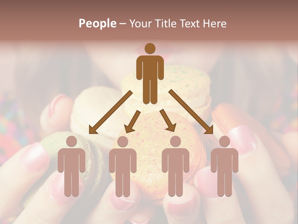 Many Cookies In The Hands Of A Girl PowerPoint Template