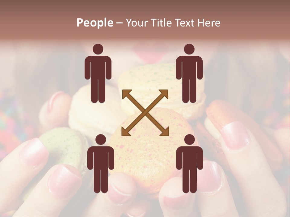 Many Cookies In The Hands Of A Girl PowerPoint Template