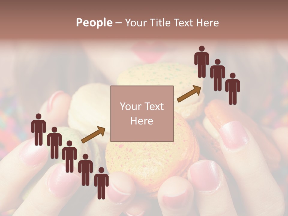 Many Cookies In The Hands Of A Girl PowerPoint Template