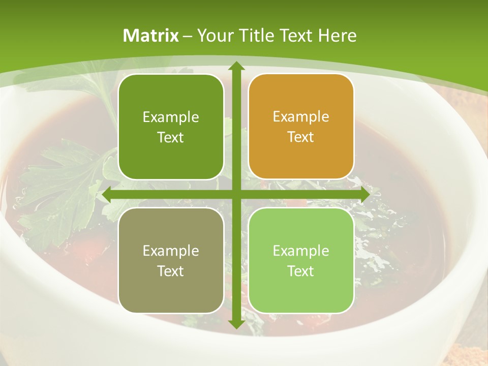 Vegetarian Spanish Croutons PowerPoint Template