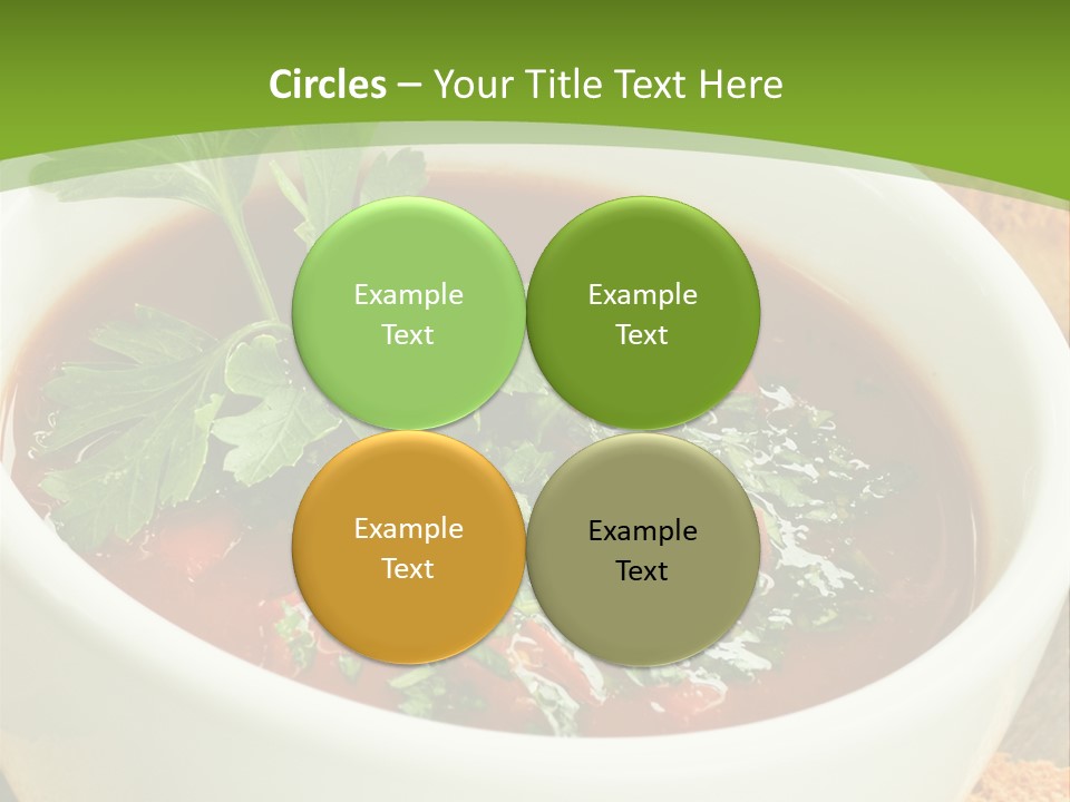 Vegetarian Spanish Croutons PowerPoint Template