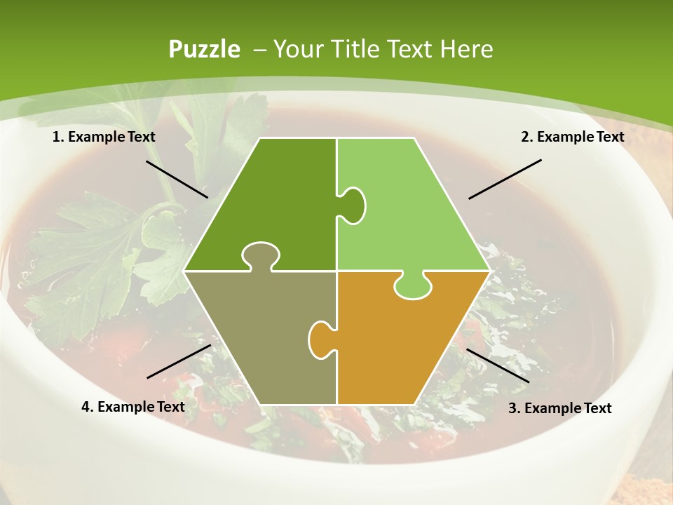 Vegetarian Spanish Croutons PowerPoint Template