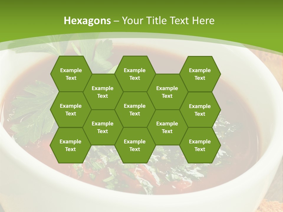 Vegetarian Spanish Croutons PowerPoint Template