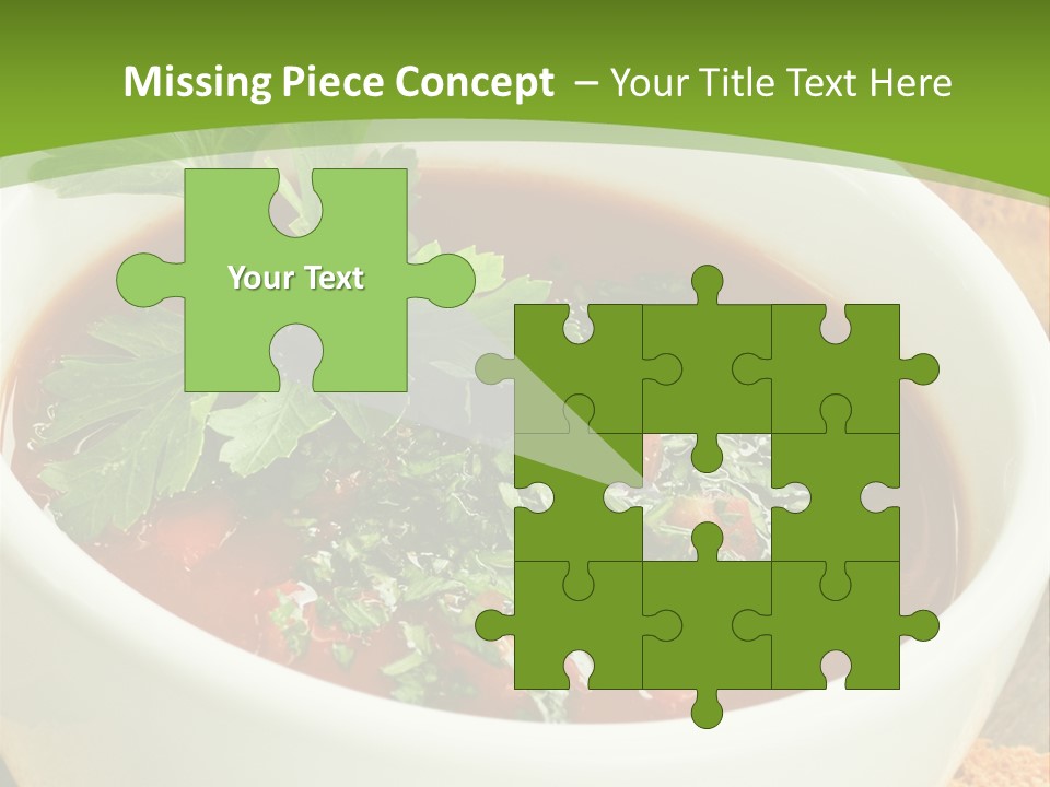 Vegetarian Spanish Croutons PowerPoint Template