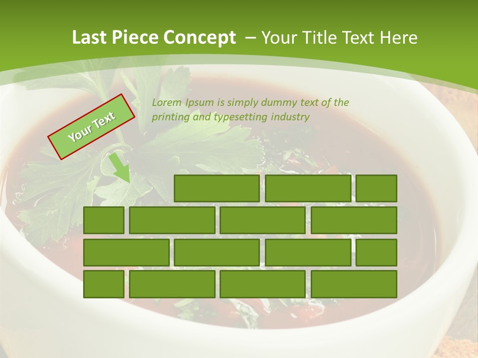 Vegetarian Spanish Croutons PowerPoint Template