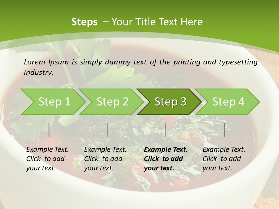 Vegetarian Spanish Croutons PowerPoint Template