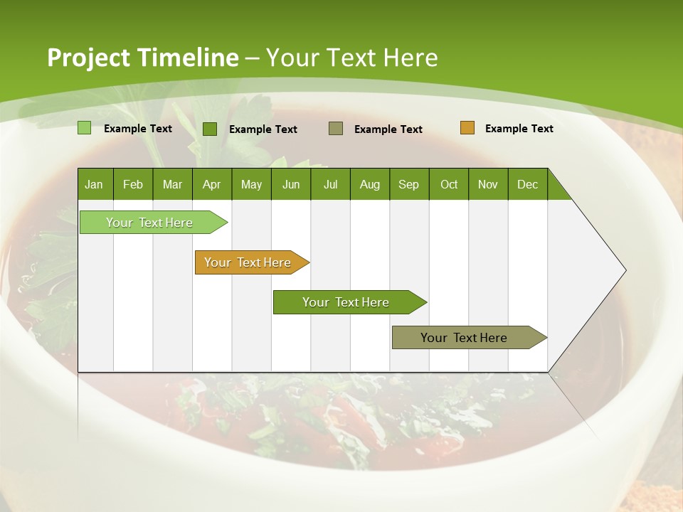 Vegetarian Spanish Croutons PowerPoint Template