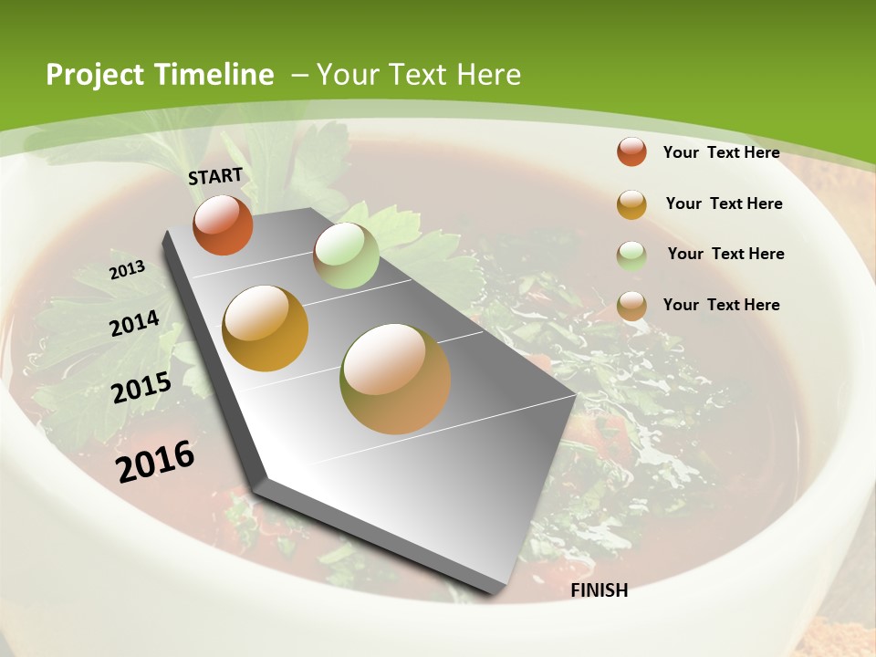 Vegetarian Spanish Croutons PowerPoint Template