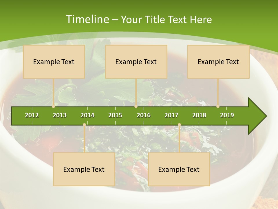 Vegetarian Spanish Croutons PowerPoint Template