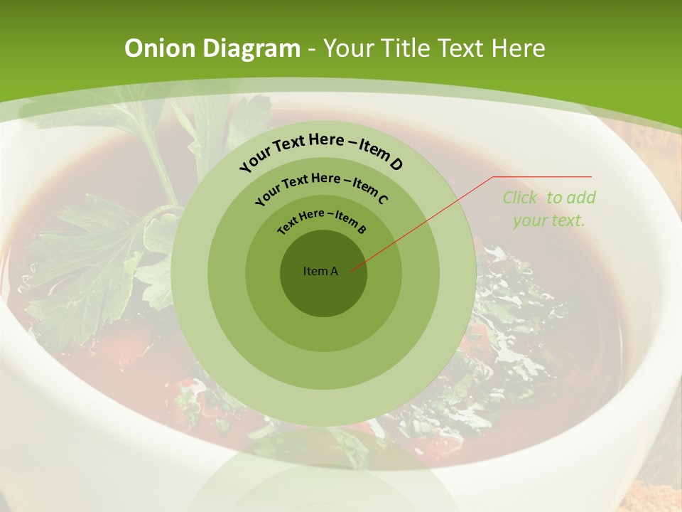 Vegetarian Spanish Croutons PowerPoint Template