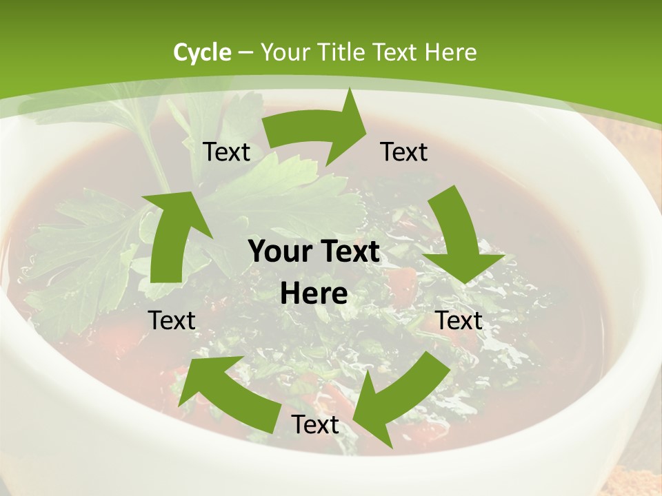 Vegetarian Spanish Croutons PowerPoint Template