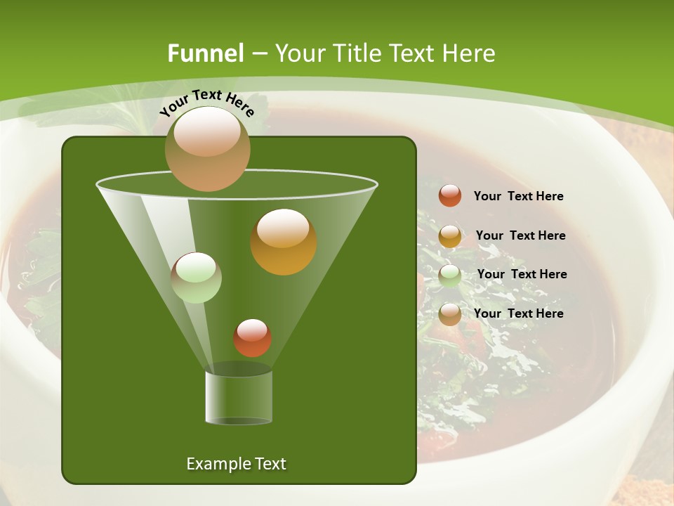 Vegetarian Spanish Croutons PowerPoint Template