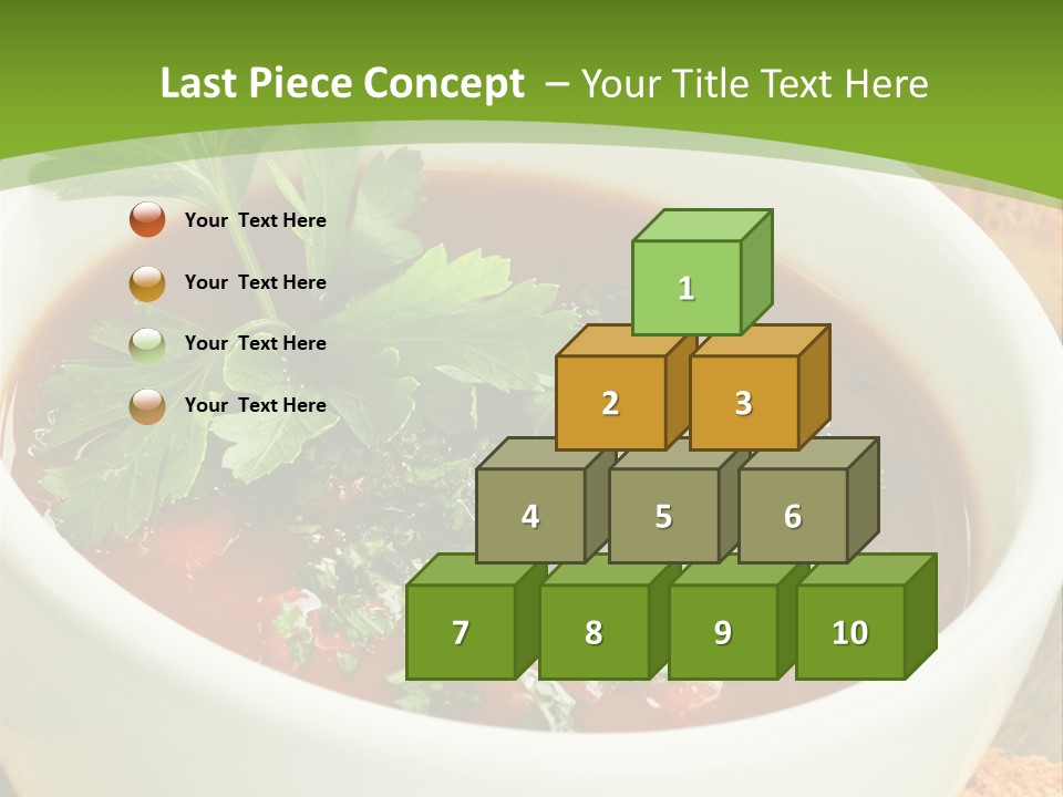 Vegetarian Spanish Croutons PowerPoint Template